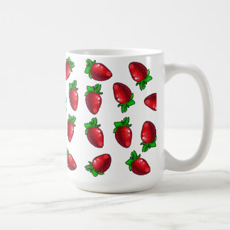 Taza De Café Fresas Frescas