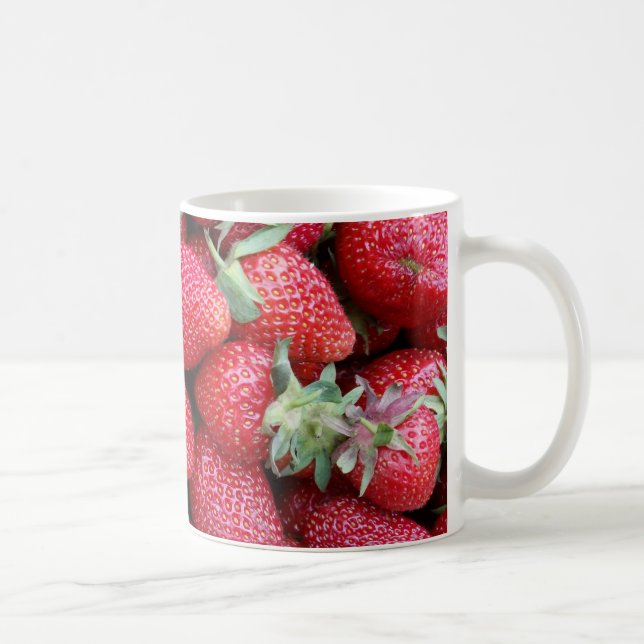 Taza De Café fresas frescas (Derecha)