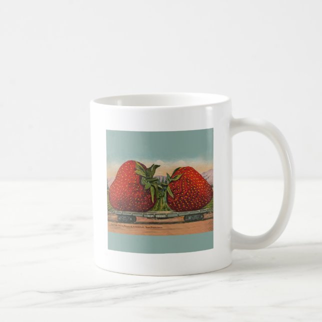 Taza De Café Fresas Gigante Fruto de la Antigüedad (Derecha)