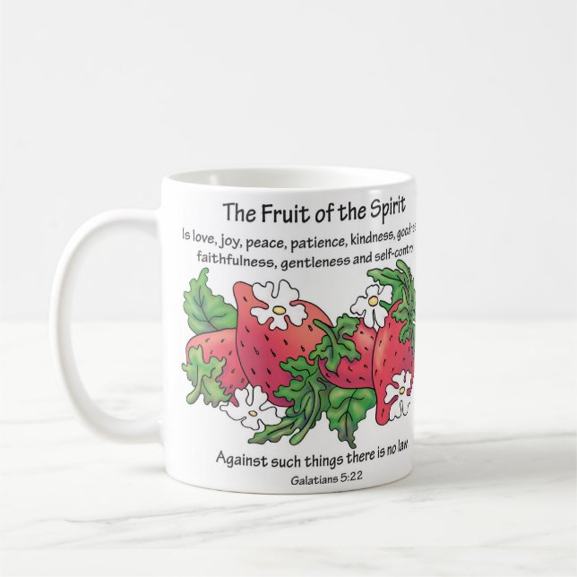 Taza De Café Fresas, "la fruta del alcohol " (Izquierda)
