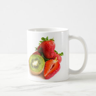 Taza De Café Fresas y kiwi