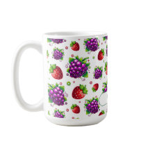 Fresas y uvas. Coloridas Berries