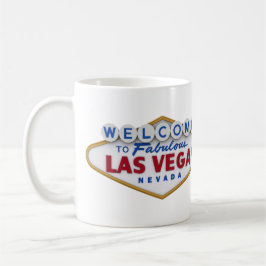 Taza De Café fresca bienvenida de mug de diseñador a las vegas