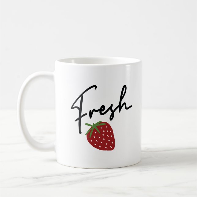 Taza De Café Fresca de fresa (Izquierda)