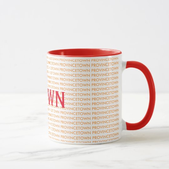 Taza de café fresca de Provincetown