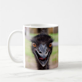 Taza de café fresca del Emu