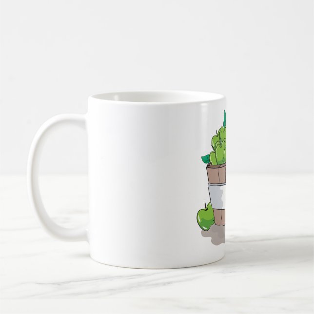 Taza De Café Fresh Green Apple Harvest Barrel Granny Smith (Izquierda)