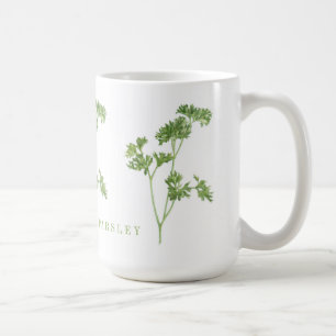 Taza De Café FRESH PARSLEY Tall White Mug