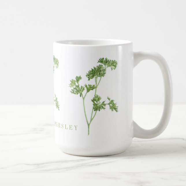 Taza De Café FRESH PARSLEY Tall White Mug (Derecha)