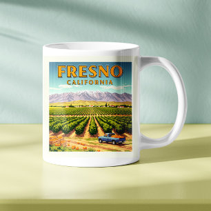 Taza De Café Fresno California Antiguo