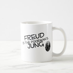 Taza De Café Freud es el Jung del Poorman