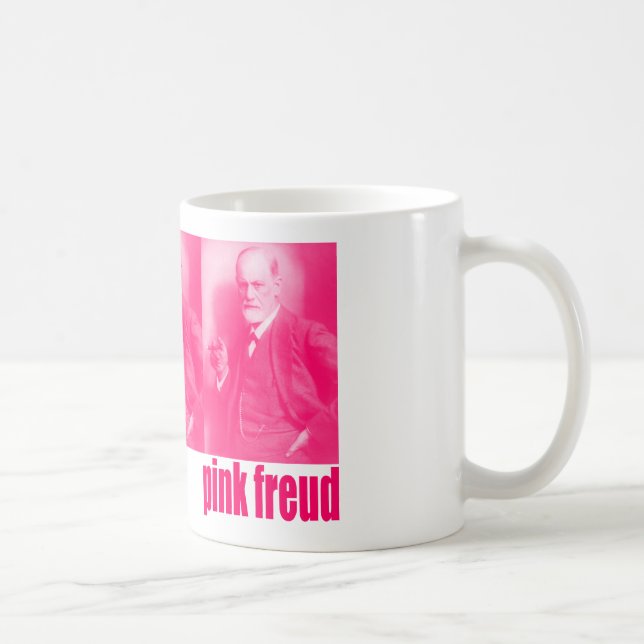 Taza De Café Freud rosado (Derecha)