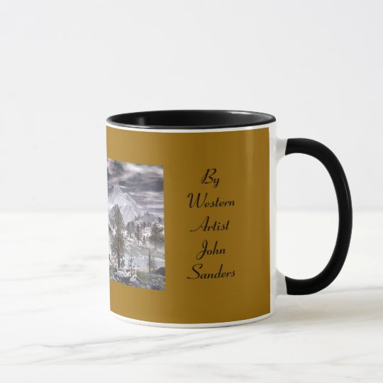 Taza de café fría del coyote