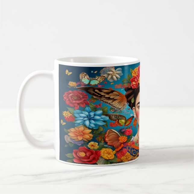 Taza De Café Frida Kahlo (Izquierda)