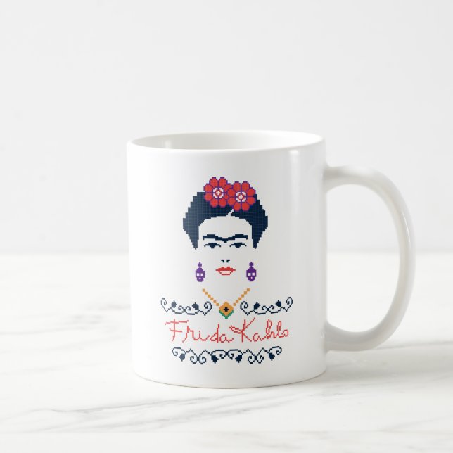 Taza De Café Frida Kahlo el | Viva México (Derecha)