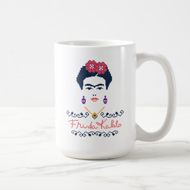 Taza De Café Frida Kahlo el | Viva México (Derecha)