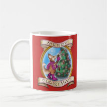Frieda Tails Navidad mug