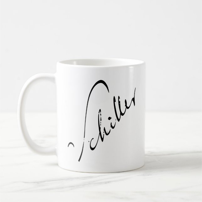Taza De Café Friedrich Schiller Coffee Mug (Izquierda)