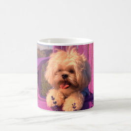 Taza De Café Friendly Cute Shih Tzu Puppy Smiles (Dog Days)