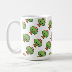 Taza De Café Friendly Kawaii Tree