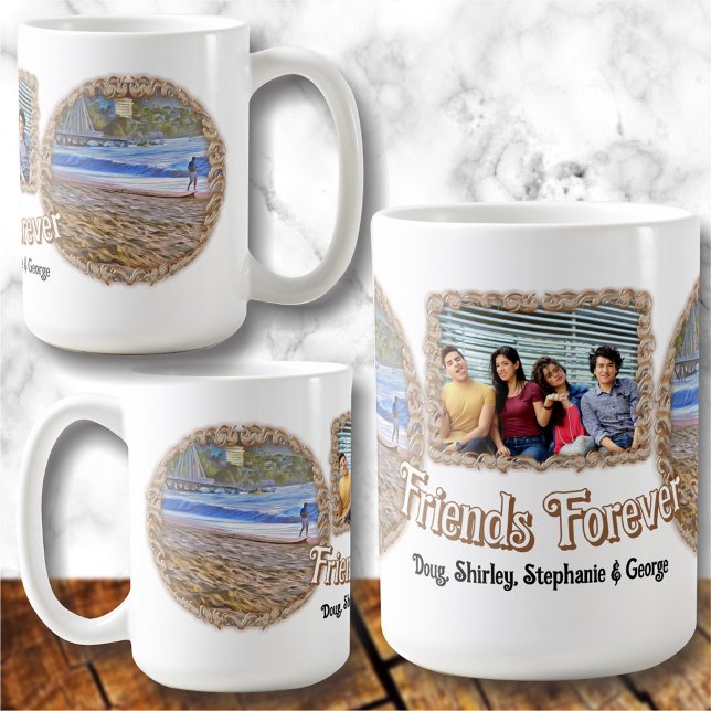 Taza De Café Friends Forever Beach 786 (Subido por el creador)