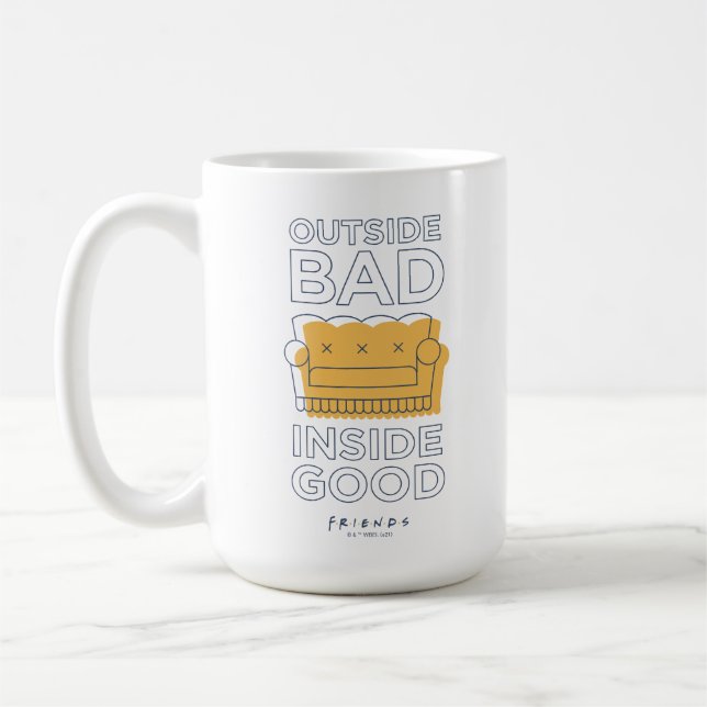 Taza De Café FRIENDS™ | Outside Bad, Inside Good (Izquierda)