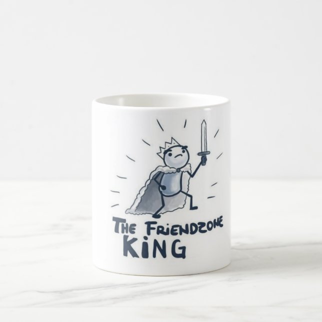 Taza De Café Friendzone King (Centro)