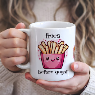 Taza De Café Fries antes del Collage de fotos de Chicos Galenti
