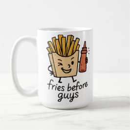 Taza De Café Fries Before Guys
