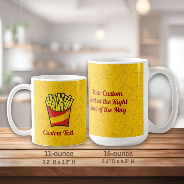 Taza De Café Fries Fries Coffee Mug (Subido por el creador)