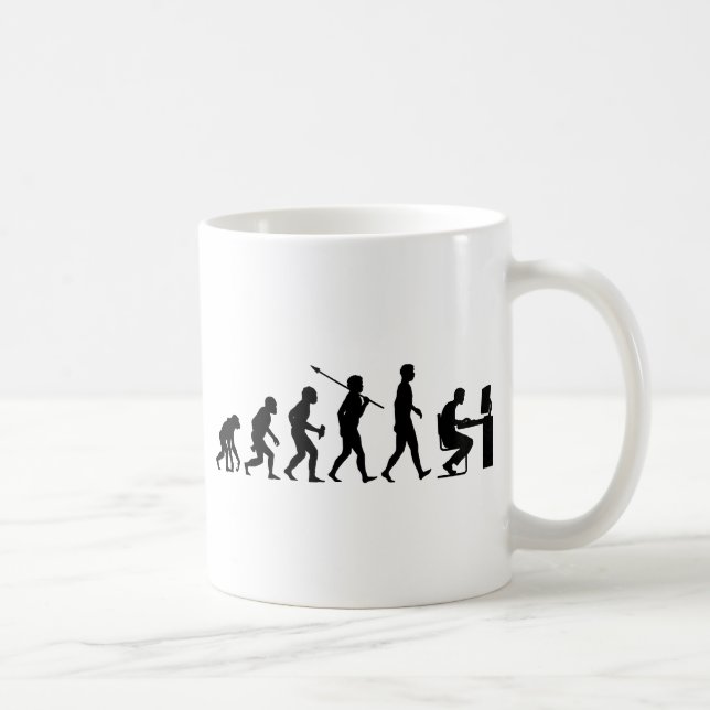 Taza De Café Friki del ordenador (Derecha)