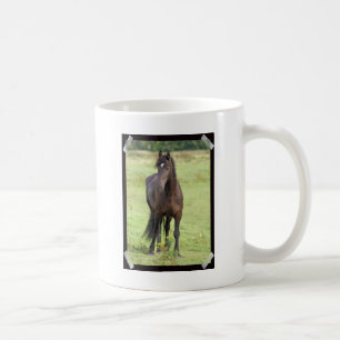 Taza de café frisia dulce del caballo