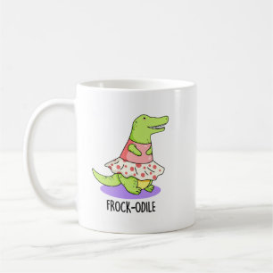 Taza De Café Frock odile Funny Crocodile Pun