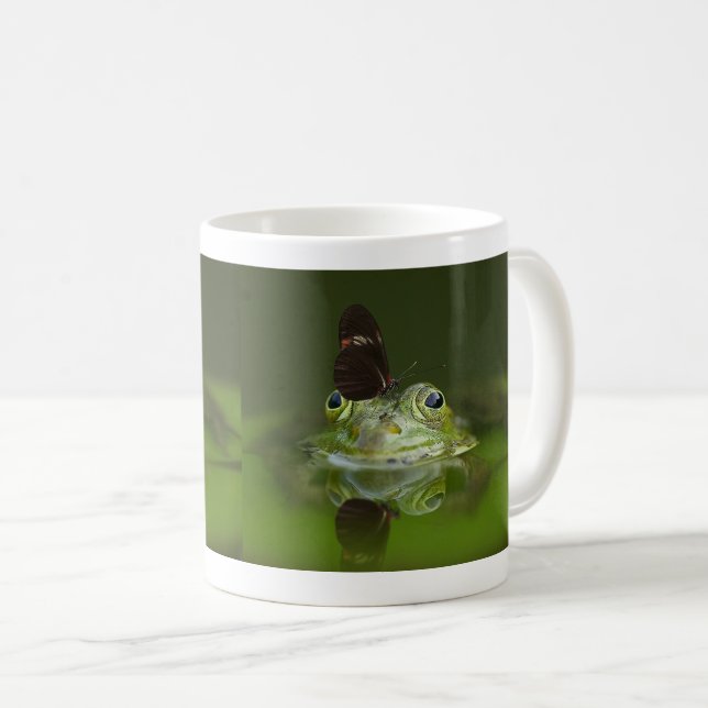 Taza De Café Frog and butterfly (Anverso derecho)