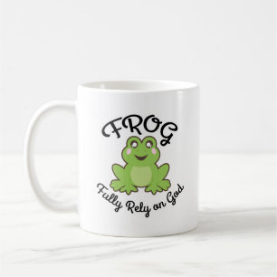 Taza De Café FROG- Confía plenamente en Dios