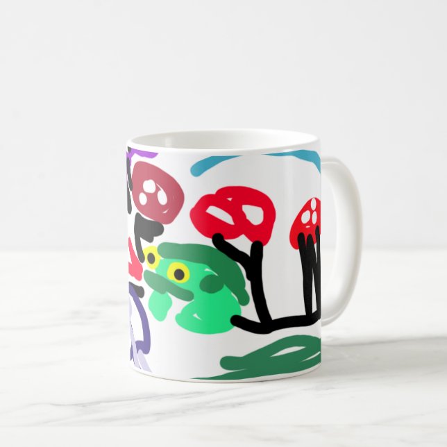 Taza De Café Frog love  (Anverso derecho)