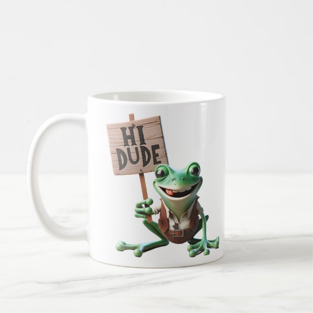 Taza De Café Froglet de bienvenida (Izquierda)
