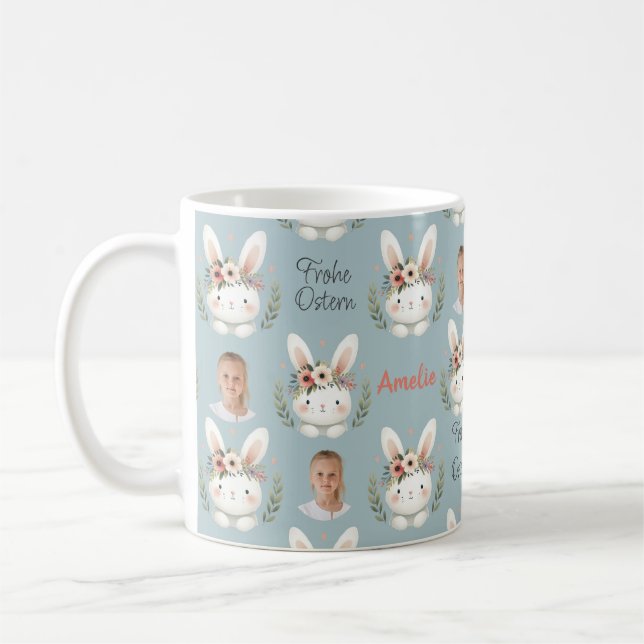 Taza De Café Frohe Ostern- personalisierbare (Izquierda)