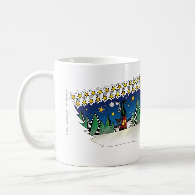 Taza De Café Frohe Weihnachten (Izquierda)