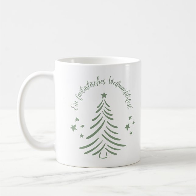 Taza De Café Frohe Weihnachten (Izquierda)