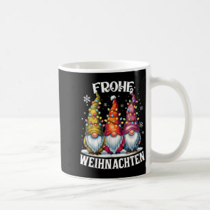 Taza De Café Frohe Weihnachten Gnomo Alemán Adorno Navideño