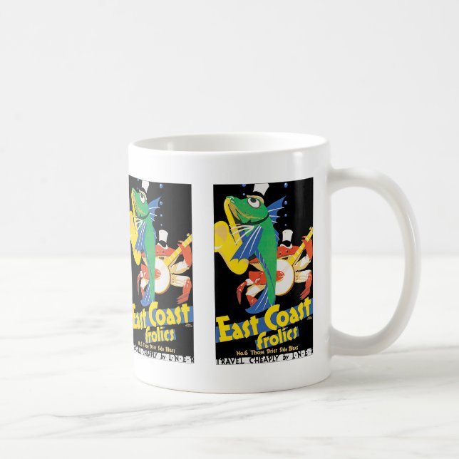 Taza De Café Frolics de la costa este (Derecha)