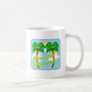 Taza De Café Frondas Diversión Forever Slogan de dibujos animad