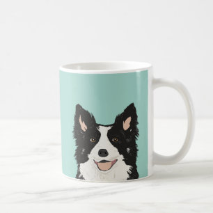 Taza De Café Frontera Collie Mug - Perro pequeño regalo para el