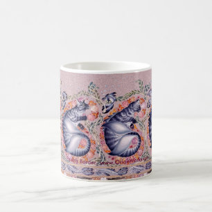 Taza De Café Frontera de Paisley, frontera de Paisley,