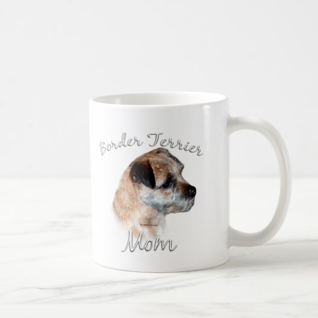Taza De Café Frontera Terrier Mamá 2 (Derecha)