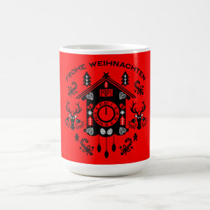Taza De Café Frost Weihnachten Reloj de Cuco Alemán