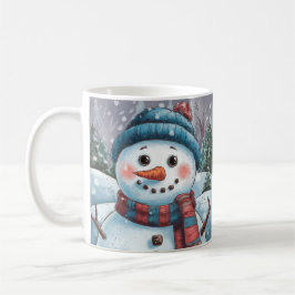 Taza De Café Frosty el tazón navideño