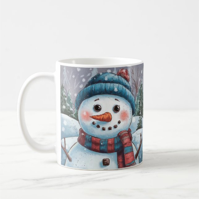 Taza De Café Frosty el tazón navideño (Izquierda)