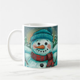 Taza De Café Frosty el tazón navideño